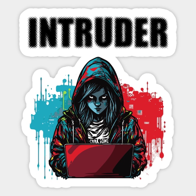 Intruder Sticker by pxdg